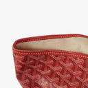 Goyard Saint Louis Red Chevron Print Coated Canvas Tote Bag