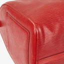Louis Vuitton Keepall 45 Red EPI Leather Travel Bag