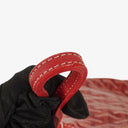 Goyard Saint Louis Red Chevron Print Coated Canvas Tote Bag
