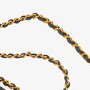 Chanel Classic Calfskin Box Leather Navy Full Flap Bag With 24K Gold-Plated Hardware