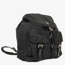 Prada Tessuto Black Nylon Two Pocket Backpack