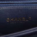 Chanel Navy Lambskin Chevron Quilted Small Trendy CC Flap Bag