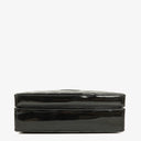Chanel Black Chevron Quilted Patent Leather Vanity Case Box Bag