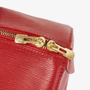Louis Vuitton Keepall 45 Red EPI Leather Travel Bag