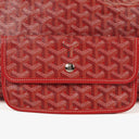 Goyard Saint Louis Red Chevron Print Coated Canvas Tote Bag