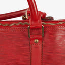 Louis Vuitton Keepall 45 Red EPI Leather Travel Bag