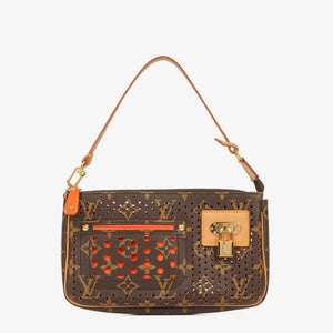 Louis Vuitton Perforated Monogram Pochette Accessories Bag