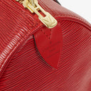 Louis Vuitton Keepall 45 Red EPI Leather Travel Bag