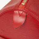 Louis Vuitton Keepall 45 Red EPI Leather Travel Bag