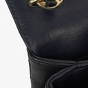 Chanel Navy Lambskin Chevron Quilted Small Trendy CC Flap Bag