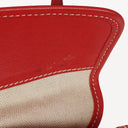 Goyard Saint Louis Red Chevron Print Coated Canvas Tote Bag