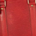 Louis Vuitton Keepall 45 Red EPI Leather Travel Bag