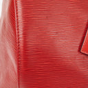Louis Vuitton Keepall 45 Red EPI Leather Travel Bag