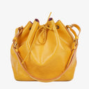 Louis Vuitton Petit Noe Yellow EPI Leather Shoulder Bag
