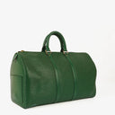 Louis Vuitton Keepall 45 Green EPI Leather Travel Bag