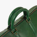 Louis Vuitton Keepall 45 Green EPI Leather Travel Bag