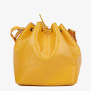 Louis Vuitton Petit Noe Yellow EPI Leather Shoulder Bag
