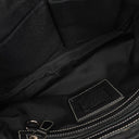 Coach Grey/Black Leather Canvas Soho Buckle Flap Shoulder Bag