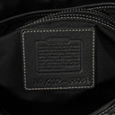 Coach Grey/Black Leather Canvas Soho Buckle Flap Shoulder Bag
