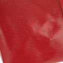 Louis Vuitton Keepall 45 Red EPI Leather Travel Bag
