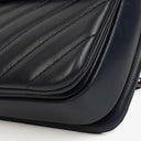 Chanel Navy Lambskin Chevron Quilted Small Trendy CC Flap Bag