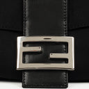 Fendi Baguette Black Neoprene Shoulder Bag