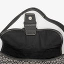 Coach Grey/Black Leather Canvas Soho Buckle Flap Shoulder Bag