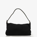 Fendi Baguette Black Neoprene Shoulder Bag
