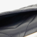 Chanel Navy Lambskin Chevron Quilted Small Trendy CC Flap Bag