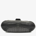 Coach Grey/Black Leather Canvas Soho Buckle Flap Shoulder Bag