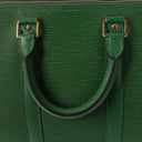 Louis Vuitton Keepall 45 Green EPI Leather Travel Bag