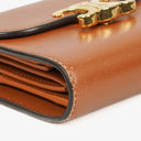 Celine Small Flap Triomphe Leather Wallet