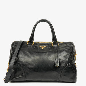 Prada Vitello Shine Leather Bag
