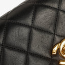 Chanel Kelly Top Handle Black Quilted Lambskin Bag