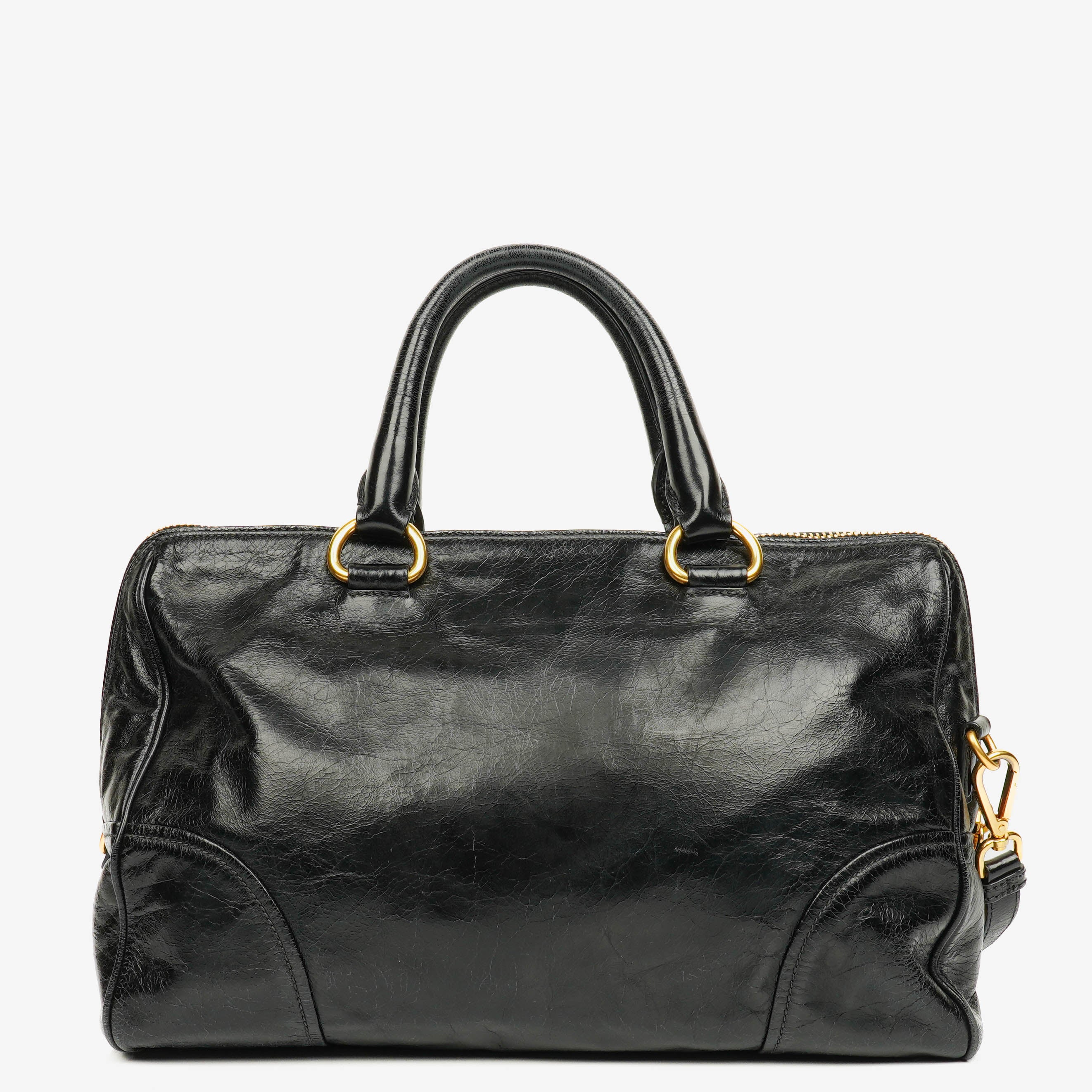 Prada Vitello Shine Leather Bag