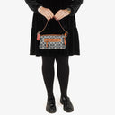Coach Signature Denim and Leather Handbag