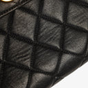 Chanel Kelly Top Handle Black Quilted Lambskin Bag