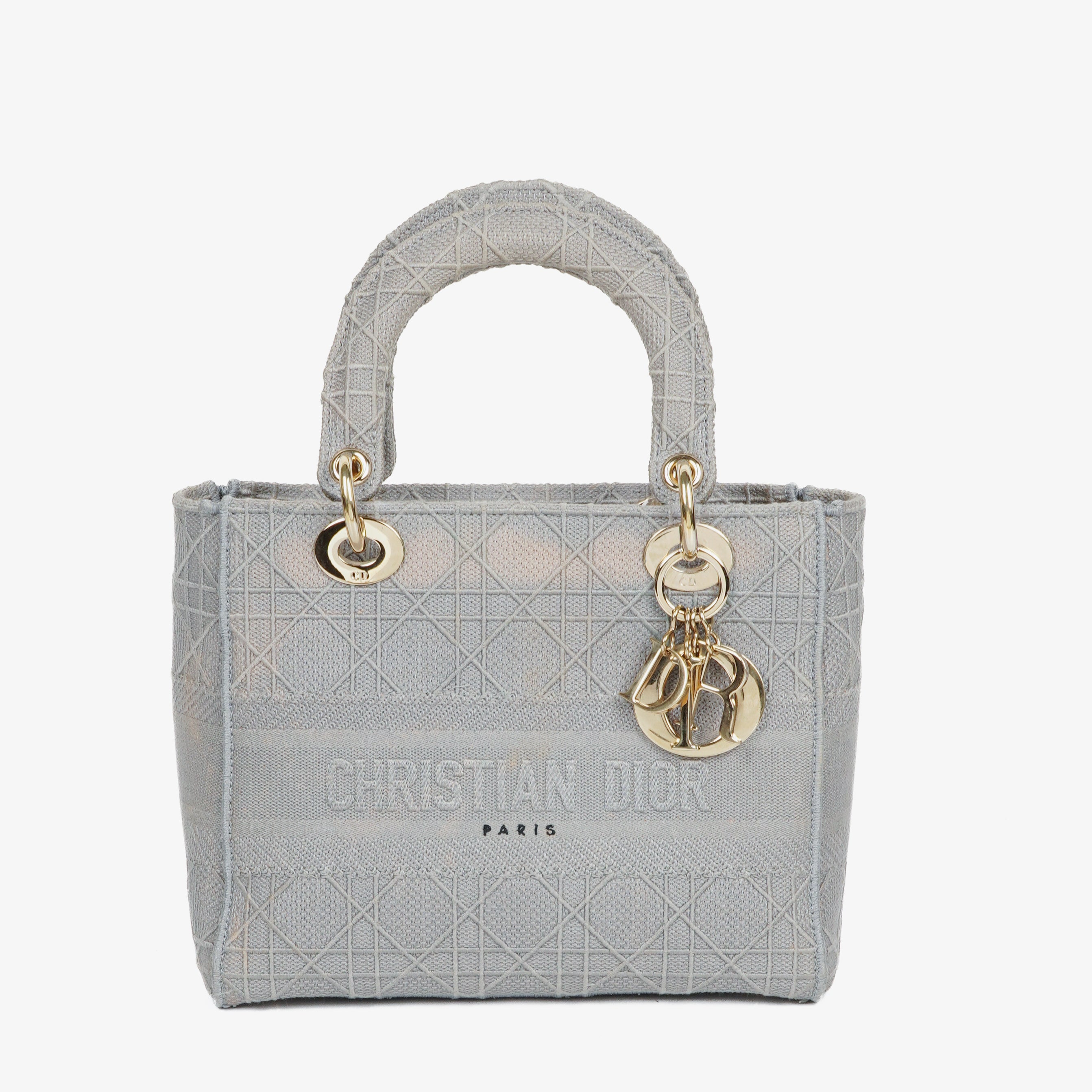 Christian Dior Medium Lady D-Lite Cannage Embroidered Bag