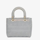Christian Dior Medium Lady D-Lite Cannage Embroidered Bag