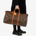 Louis Vuitton Keepall 55 Monogram Canvas Travel Bag