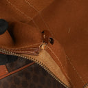 Celine Vintage Macadam Triomphe Brown Travel Bag