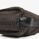 Fendi Brown Zucchino Shoulder Bag