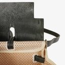 Hermes Herbag PM Vache Hunter Criss Viking 30 Noir 2 Way Bag Palladium Hardware