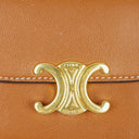 Celine Small Flap Triomphe Leather Wallet
