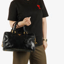 Prada Vitello Shine Leather Bag