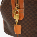 Celine Vintage Macadam Triomphe Brown Travel Bag