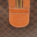 Celine Vintage Macadam Triomphe Brown Travel Bag