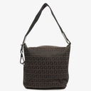 Fendi Brown Zucchino Shoulder Bag