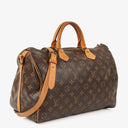 Louis Vuitton Speedy 35 Bandouliere Monogram Canvas Handbag