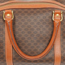 Celine Vintage Macadam Triomphe Brown Travel Bag